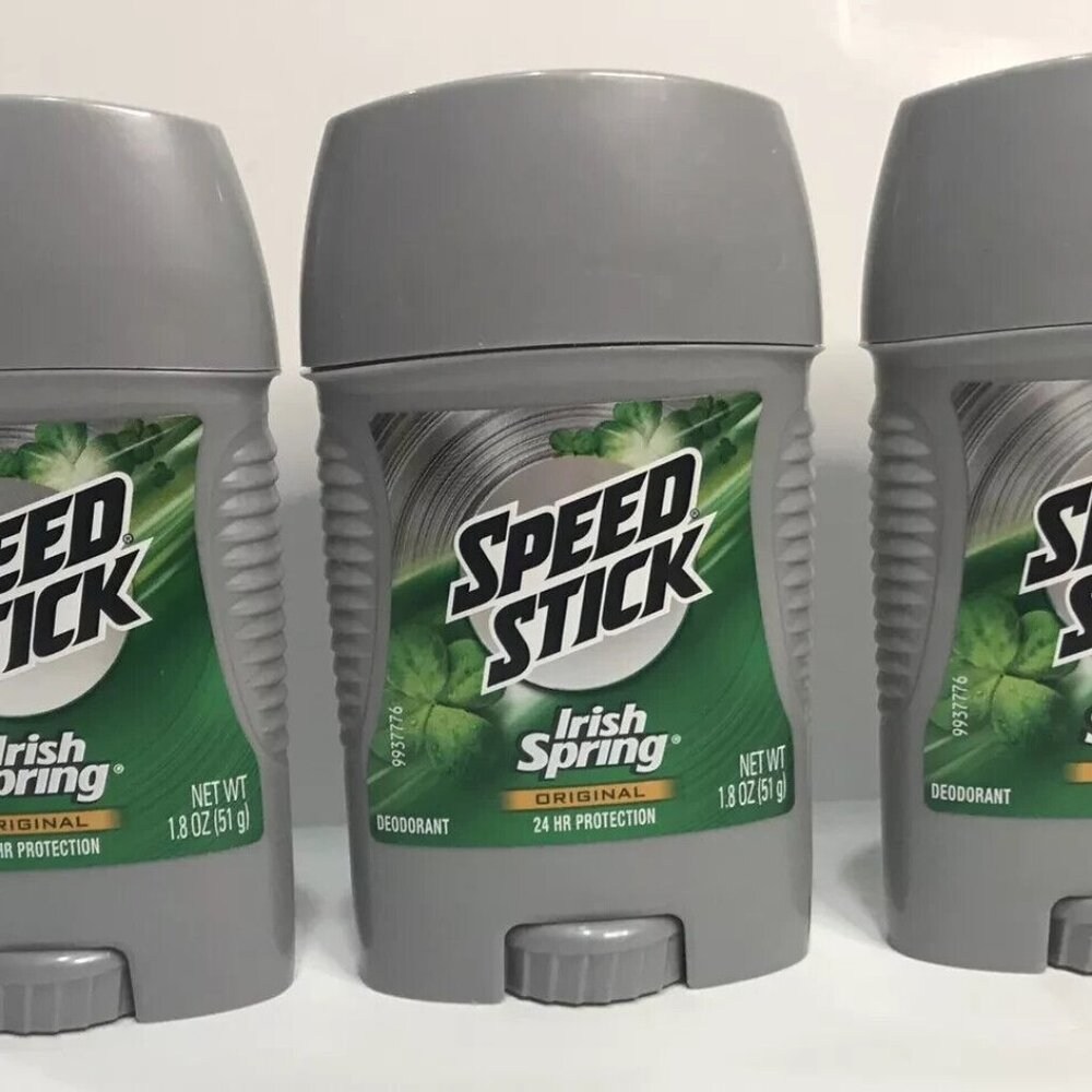 A-1 Speed Stick Gel Antiperspirant Deodorant Original Irish Spring 1.8oz 3pk